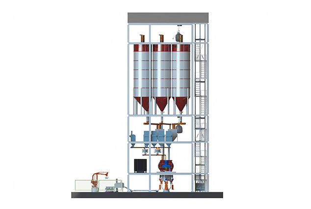 Twin Shaft Paddle Non-gravity Mixer