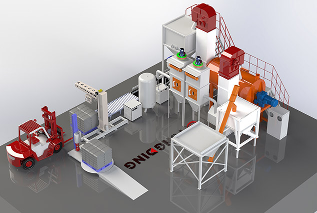 Simple Dry Mortar Production Line